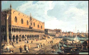 Palazzo del Doge e Riva degli Schiavoni, Canaletto