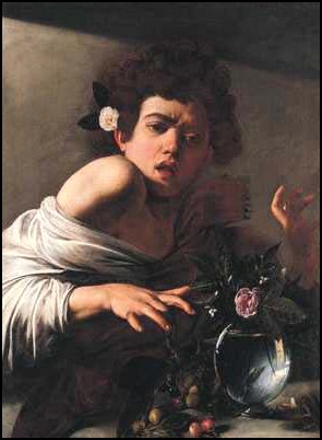 Ragazzo morso da una lucertola, Caravaggio