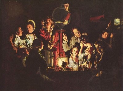 "An Experiment on a Bird in the Air Pump", Joseph Wright od Derby
