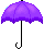 ...ombrello viola...