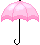 ...ombrello rosa...